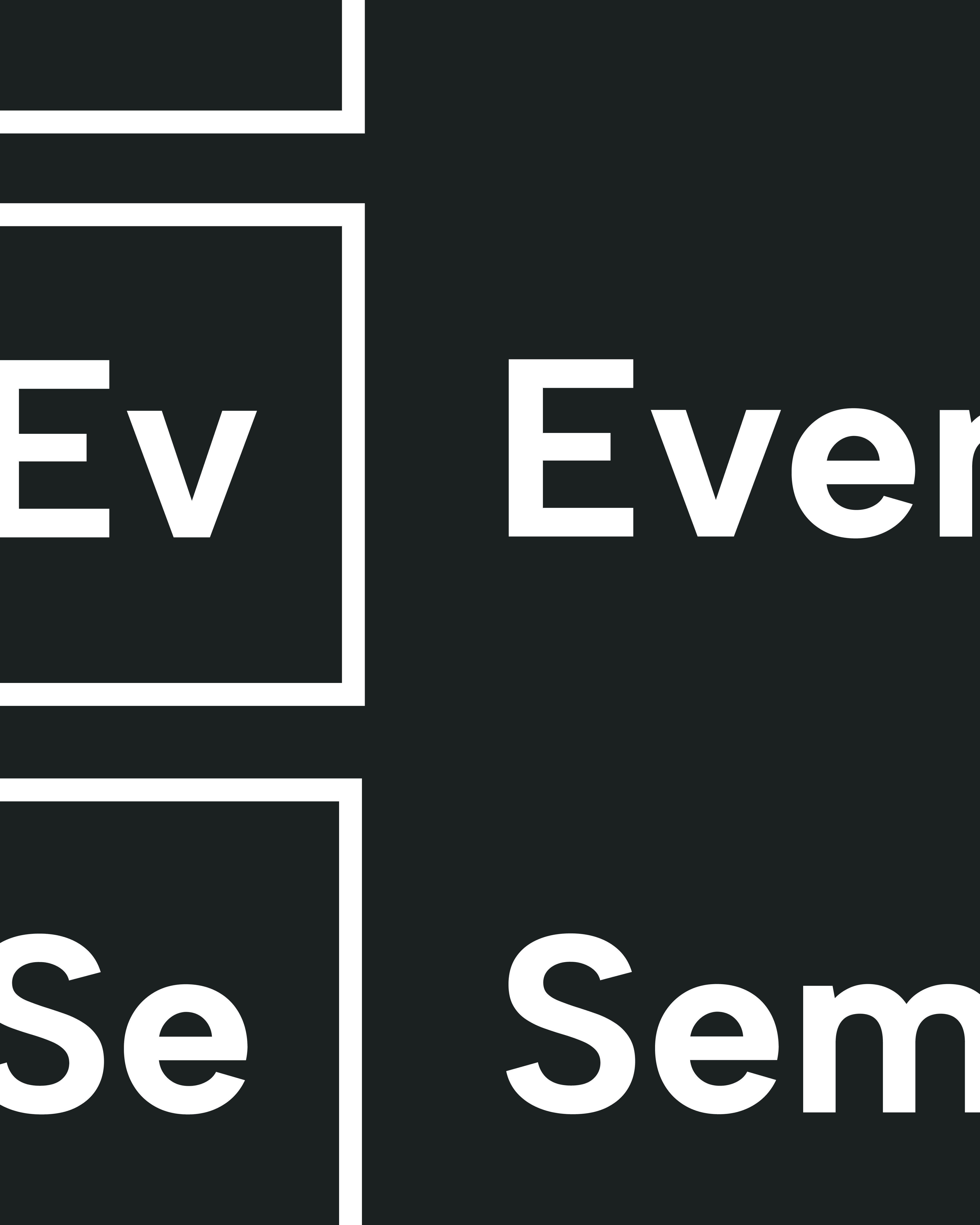 Uitsnede van het Meeting Lab-logo in tabelvorm met de woorden “Ev” en “Se” zichtbaar, tegen een zwarte achtergrond.